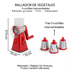 Cortador Manual Easyway Slicer | Ralla, Corta y Tritura Rápidamente