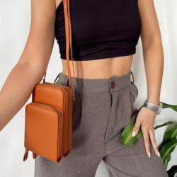 Bolso Multifuncional de Eco Cuero | Ideal para Celular y Billetera