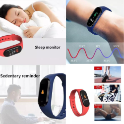 Reloj Pulsera Inteligente 4PRO Negro con Monitoreo de Salud