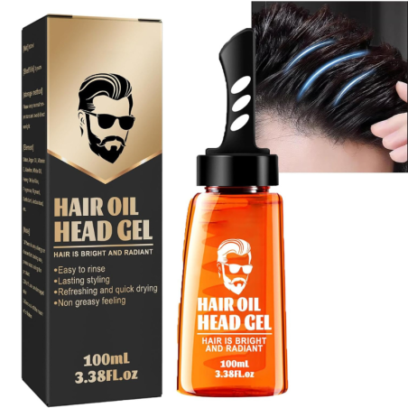 Cera gel con peine para hombre