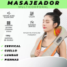 Masajeador Shiatsu MTI MS002 | Masaje Profundo con Calor y Uso en Coche